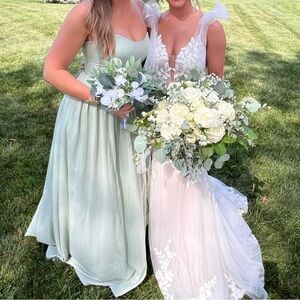 AZAZIE MARILYSSA Dress Sage Green